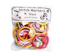 Marqueur de Point pour Le Crochet | 30 Pinces pour Compteur de Fil de Verrouillage au Crochet | Épingles de sûreté à Verrouillage au, Accessoires de, Pince à Aiguille, 6 Couleurs