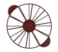 Marqueur de Portions de Gâteau Rond en Plastique, Tranche de Gâteau et Trancheuse de Tarte Marqueur de Gâteau 10/12 Pièces Diviseur de Portions égales pour le Bricolage de Cuisson (Rouge foncé