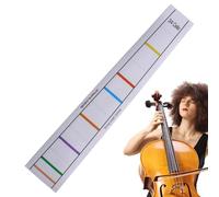 Marqueur de position de doigt de violoncelle | Autocollant de touche pour débutants | Étiquette de décalcomanie de position de guides de doigt de violoncelle pour l'utilisation d'débutants