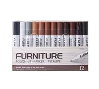 Marqueur de réparation Rayures sur Le Sol, Stylo retouche pour Meubles, Bien sûr, Voici Un Titre Produit la liste 12 pièces/Ensemble, Armoire Table en Bois Professionnelle Sets