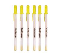 Marqueur De Surbrillance De Stylo Gel Blanc,Pointe Fine,0.8mm,Blanc,Or,Argent,Plus Récent Pour L'art,Le Dessin,L'écriture,Le Marqueur De Surbrillance,Fineliner,3 Pièces,6 Pièces - Type 6pcs Golden