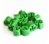 Marqueur de taille cintre 500 pièces en plastique code couleur vêtement marqueur d'étiquette for l'organisation des supports vêtements(G)
