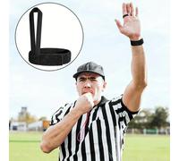 Marqueur de Terrain de Football Noir, Indicateur de Descente de l'Équipe, Longueur du Bracelet d'Arbitre, 1/4 Pièces 4PCS