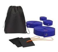 Marqueur de terrain de volleyball de taille officielle en nylon brillant, ancres, portable, étui de transport, ligne de volleyball en nylon durable