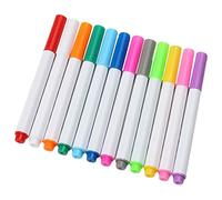 Marqueur de tissu 12 couleurs effaçables solubles dans l'eau Fournitures de couture pour matelassage