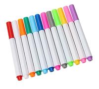 Marqueur de tissu effaçable 12 couleurs solubles dans l'eau pour couture