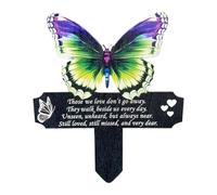 Marqueur de Tombe pour fille - Piquet de jardin, décoration commémorative en bois de 20 x 17,3 cm | Signe commémoratif de cimetière en plein air de condoléances pour nous
