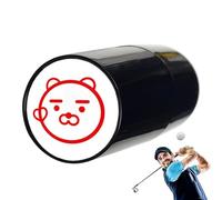 Marqueur d'identité de balle de golf - Tampon de balle de golf | Tampon de balle de golf portable et réutilisable | Tampon de balle de golf personnalisé | Marqueur de balle de g