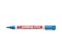 Marqueur - edding 400 - Permanent - Bleu clair - Pointe fine 1 mm
