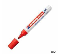 Marqueur Edding 661 Tableau blanc rouge 10 pièces