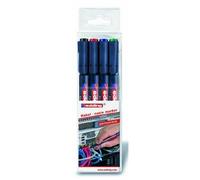 Marqueur - EDDING - e-8407/4 - 0,3 mm - Noir/Rouge/Bleu/Vert