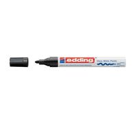 Marqueur edding permanent peinture e750 pointe moyenne 2/4mm encre laquée opaque tous supports résistant chaleur noir