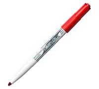 Marqueur effaçable Bic Velleda 1741 pointe ogive 2 mm rouge