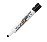 BIC 30559 Marqueur Velléda 1711 Et 1791 pointe biseautée tracé effaçable corps plastique encre cétone 2-5 mm Noir