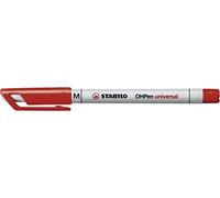 Marqueur effaçable- STABILO OHPen - 1 marqueur pointe 1 mm - rouge