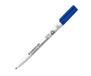 Marqueur effaçable Staedtler Lumocolor 301 pointe ogive 1 mm - Bleu