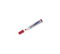 Bic - Velleda - Marqueur Effaçable À Sec Pour Tableau Blanc - Pointe Biseau - Encre À Base D'alcool Rouge - Lot De 12