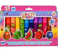 Jouetprive-Fruity Squad Markers Super Wide Tip with Fragrance, 12 pieces.