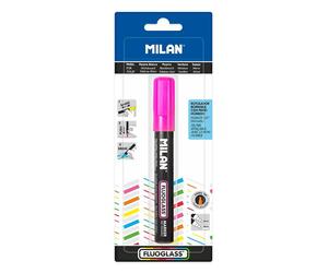 Marqueur Fluoglass Pointe Biseautée 2-4mm Rose