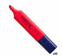 Marqueur fluorescent Staedtler Textsurfer Classic Rouge intense [10 Unités]