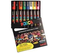 Marqueur Gouache Posca Ogive Assorti - Boite De 8