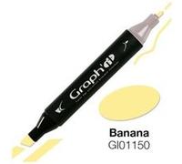 Marqueur Graph'It à double pointe - Banane Jaune G