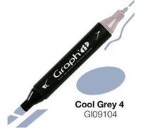 Marqueur Graph'It à double pointe - Gris froid 4 Gris G