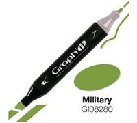 Marqueur Graph'It à double pointe - Militaire Vert