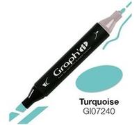 Marqueur Graph'It à double pointe - Turquoise Bleu clair G