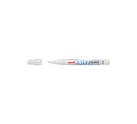 Uniball - Uni Paint PX21/BL - Marqueur peinture à huile - Pointe fine ogive - Encre à pigmentation Blanc - Lot de 12
