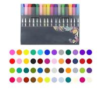 Marqueur Illuminateupon for surligner, nouveaux stylos magiques Objectivew, stylos à double ligne à séchage rapide for graffitis métalliques, for dessiner et gribouiller(48pcs)