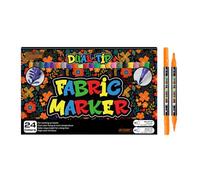 Marqueur indélébile double couleur graffiti - 24 couleurs