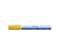 LYRA Marqueur industriel L4040007-1 jaune 2-4 mm pour surfaces lisses et rugueuses - 1 marqueur