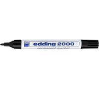 Marqueur industriel Edding 2000, pointe ronde, 1,5-3 mm, noir
