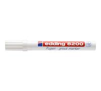 Edding 8200 4-8200-1-4049 Marqueur pour joints blanc 2 mm, 4 mm