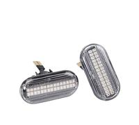 marqueur latéral clignotant Cache De Clignotant Pour Dynamique Feu De Position Latéral Séquentiel Compatible Avec Pour Laguna I(White)