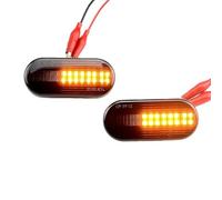 marqueur latéral clignotant Clignotant Pour Dynamique À Défilement Pour Rétroviseur Intérieur Indicateur Séquentiel Compatible Avec Skoda Pour Octavia 1U 1996-2010(Black)