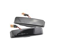 marqueur latéral clignotant Clignotants De Direction Pour Rétroviseurs Extérieurs Compatible Avec BMW Pour Série 5 E39 1995-2003(Black)