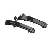 Marqueur Latéral Clignotant Compatible Avec VW Pour Golf Pour Saveiro Pour Voyage Pour Fox 2010-2021 Flèche Clignotante Pour Dynamique Rétroviseur Clignotant 2 Pièces(A)