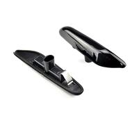Marqueur Latéral Clignotant Feu De Position Latéral À LED Dynamique Pour BMW Pour E60 E61 E90 E91 E87 E81 E83 E84 E88 E92 E93 E82 E46 Pour Série 1 3 5 X1 X3 2004 2010(Smoked black)