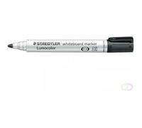 Staedtler Lumocolor Marqueurs biseaux pour tableau blanc - Lot de 10 Noir