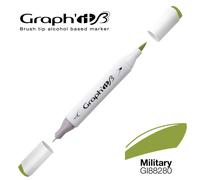 Marqueur Manga À L'alcool Graph'it Brush 8280 Military