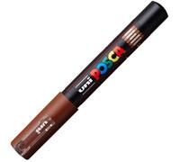UNI-BALL Marqueur Pte conique extra-fine POSCA PC1MC 0,7 - 1mm Marron