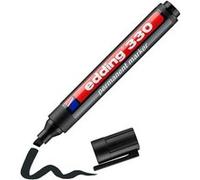 Marqueur - Noir - Indélébile - Permanent - Pointe biseautée 1-5mm - Edding 330 Noir