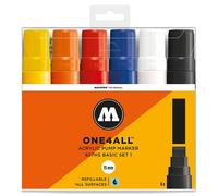 Marqueur One4all 627hsset Basic Numéro1 6 Couleurs
