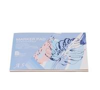 Marqueur pad sketchbook art papier 30 feuilles 80gsm texturé peinture absorbante Supplies de dessin pour les artistes débutants (A5)