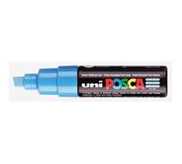 Posca Marqueur Uni-Ball Pointe large biseautée Bleu clair