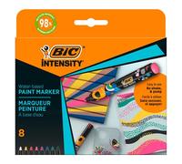 Marqueur peinture Bic Intensity coloris vifs - Pochette de 8