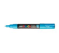 marqueur peinture bleu clair extra-fin - POSCA - Pointe conique extra-fine 0,7-1 mm - Bleu clair - À base d’eau