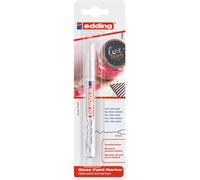 Marqueur peinture brillante - EDDING - Blanc 0 8 mm - Indélébile - Pointe fine